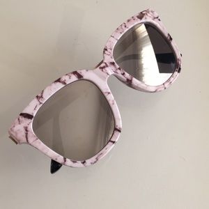 Marble Mirror Lense Sunglasses